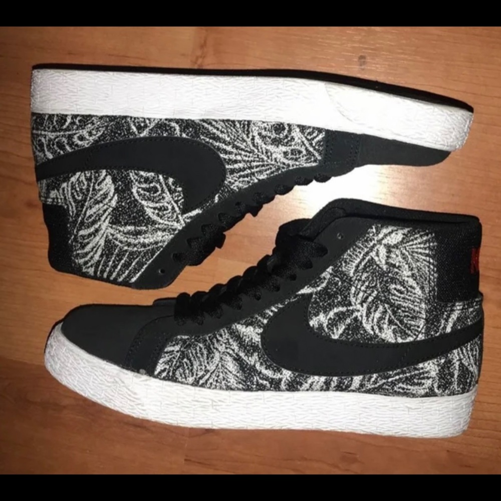 ISO Nike Blazer Mid Plant Print